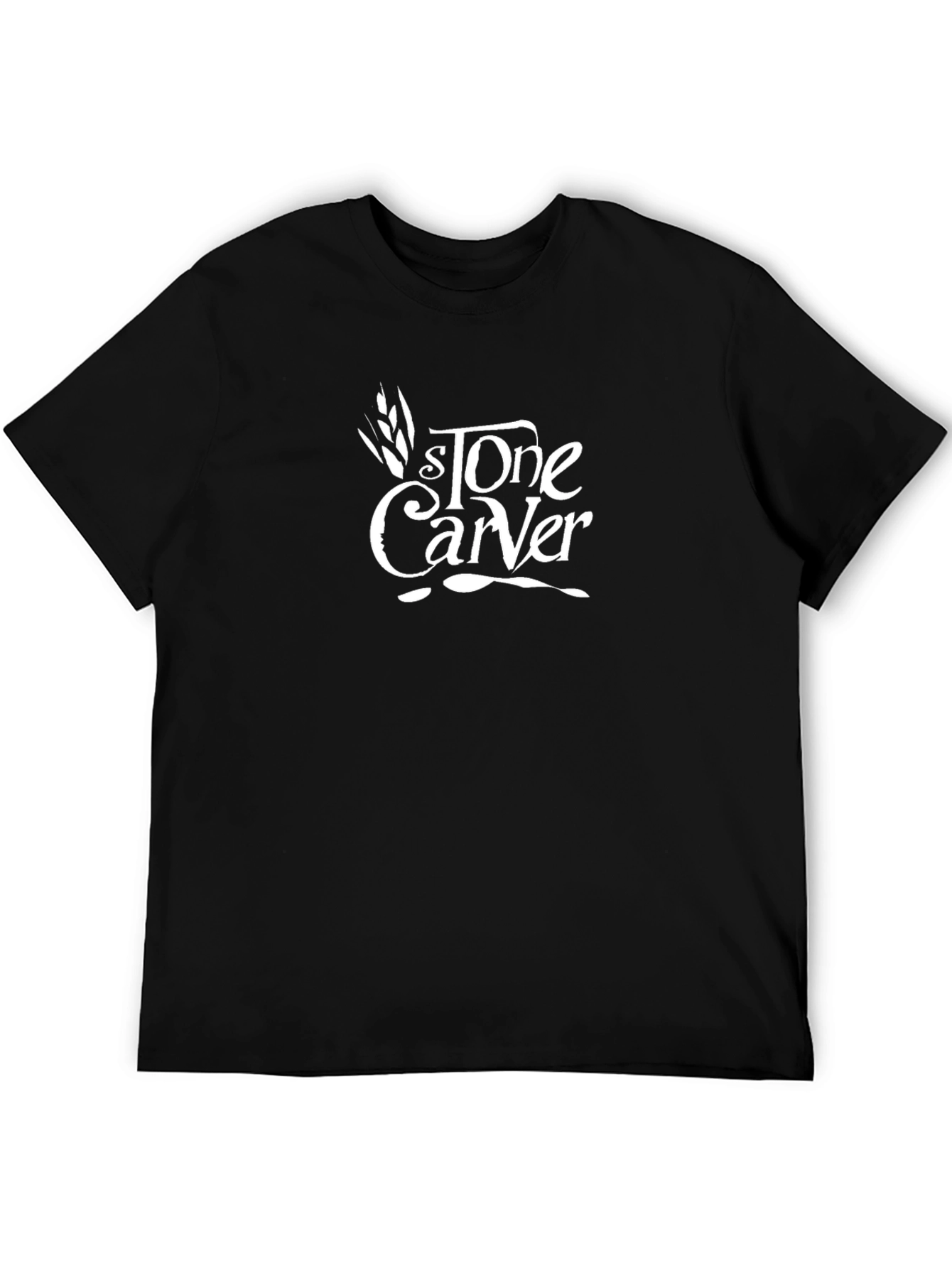 Stone Carver Black Graphic Tee - Stylish & Comfortable