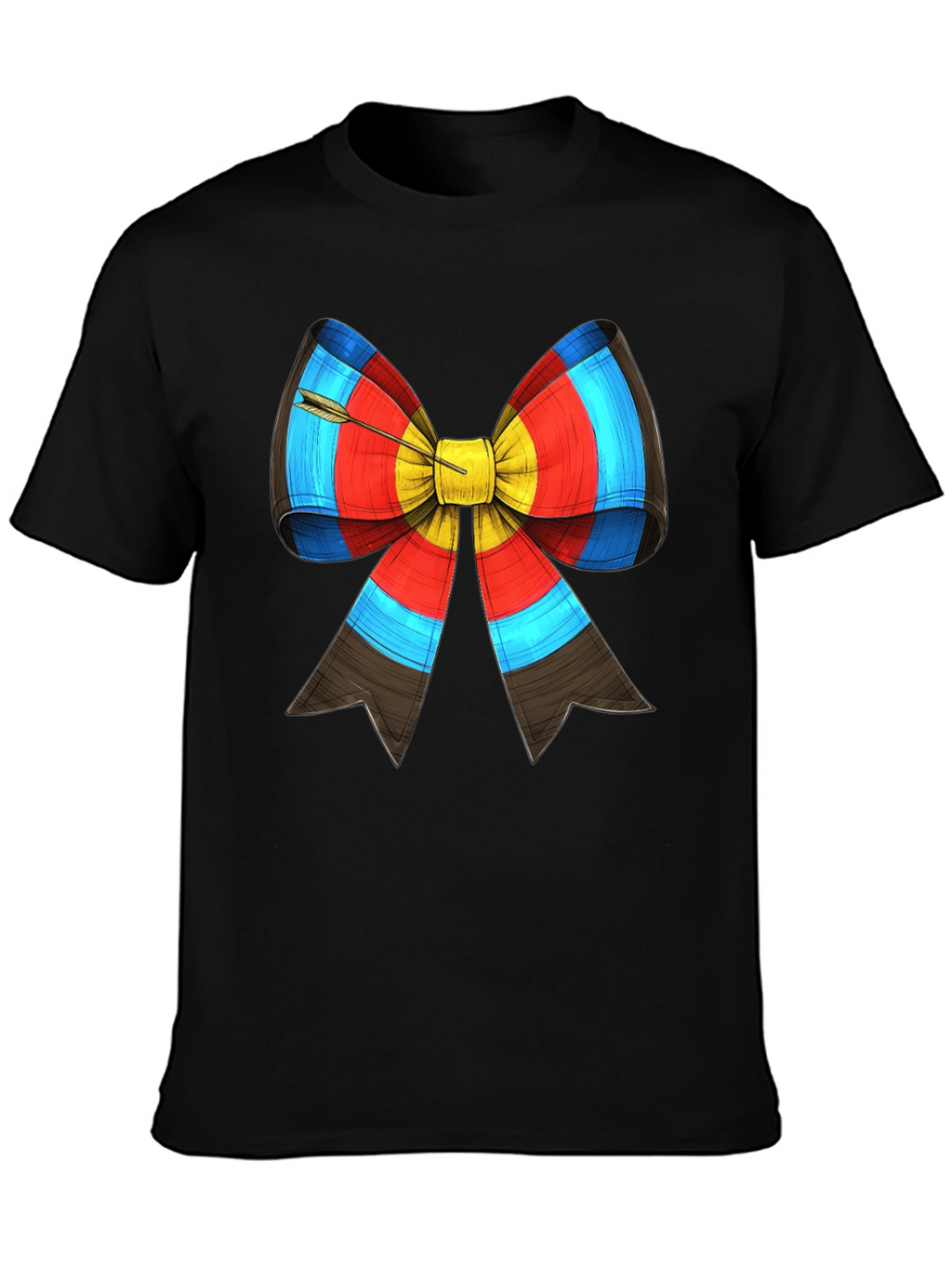 Archery Target Bow Arrow Graphic Tee