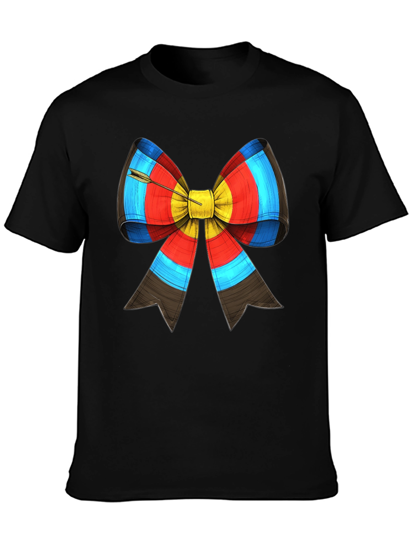 Archery Target Bow Arrow Graphic Tee