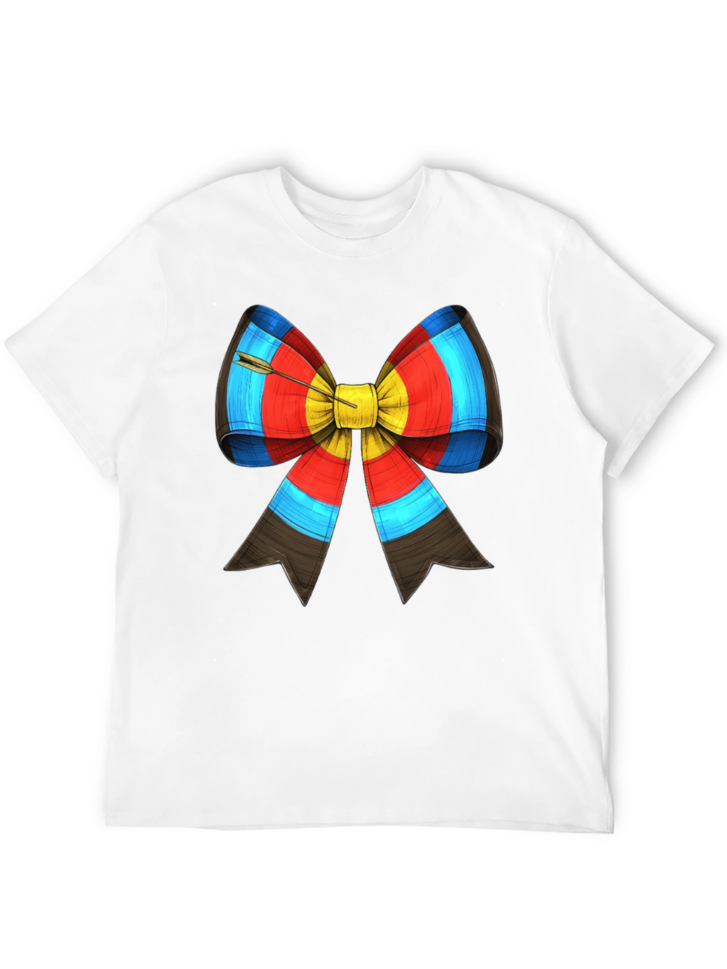 Archery Target Bow Arrow Graphic Tee