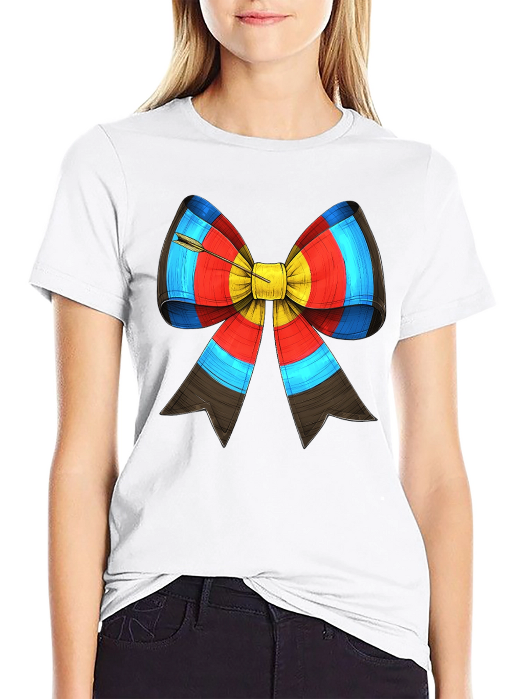 Archery Target Bow Arrow Graphic Tee