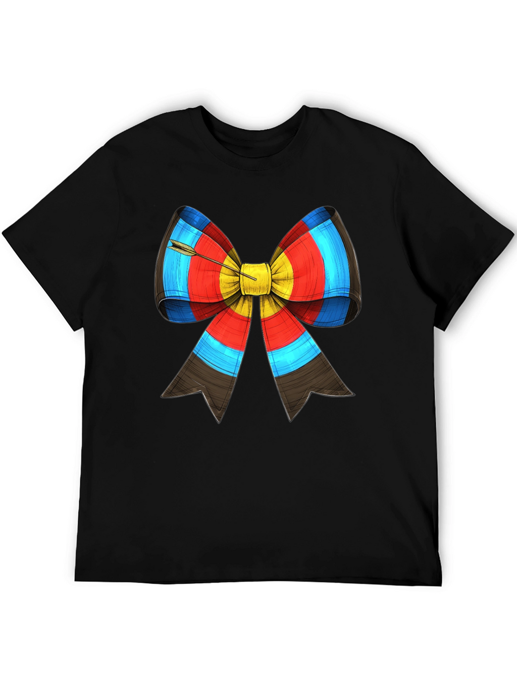 Archery Target Bow Arrow Graphic Tee
