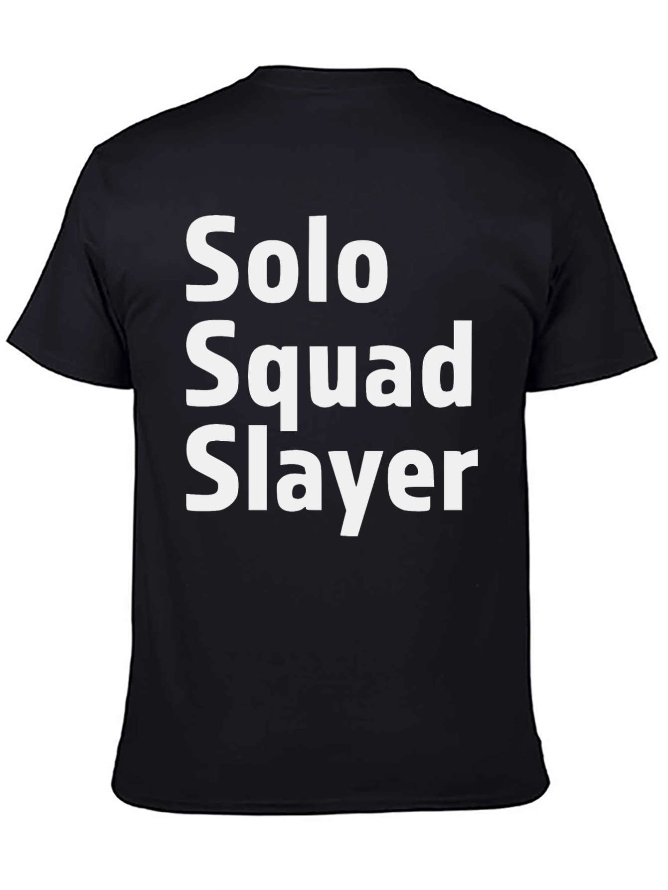 Solo Squad Slayer Graphic Tee - Black Cotton T-Shirt