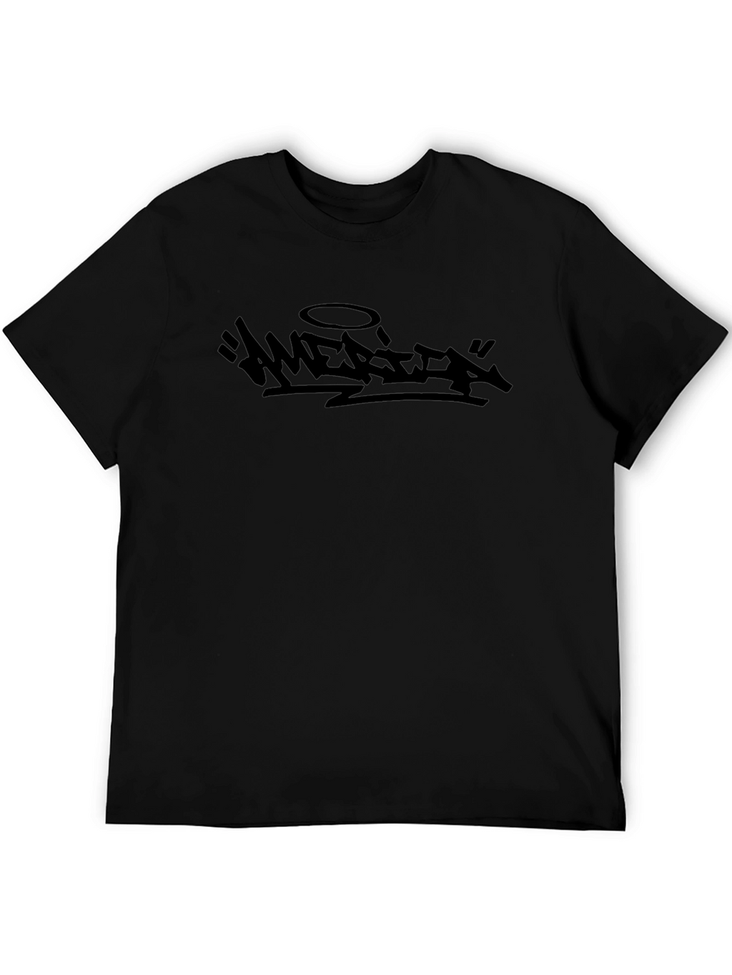 Black Graphic Tee - Edgy Streetwear Style