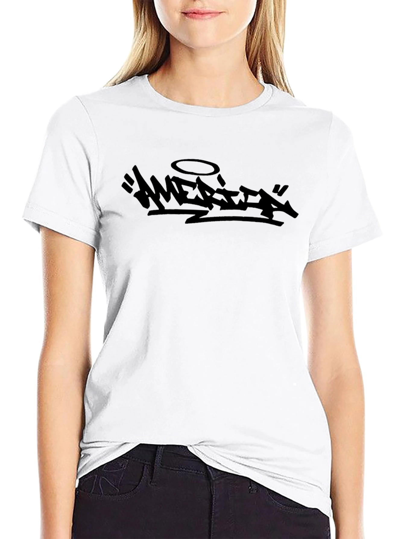 Black Graphic Tee - Edgy Streetwear Style