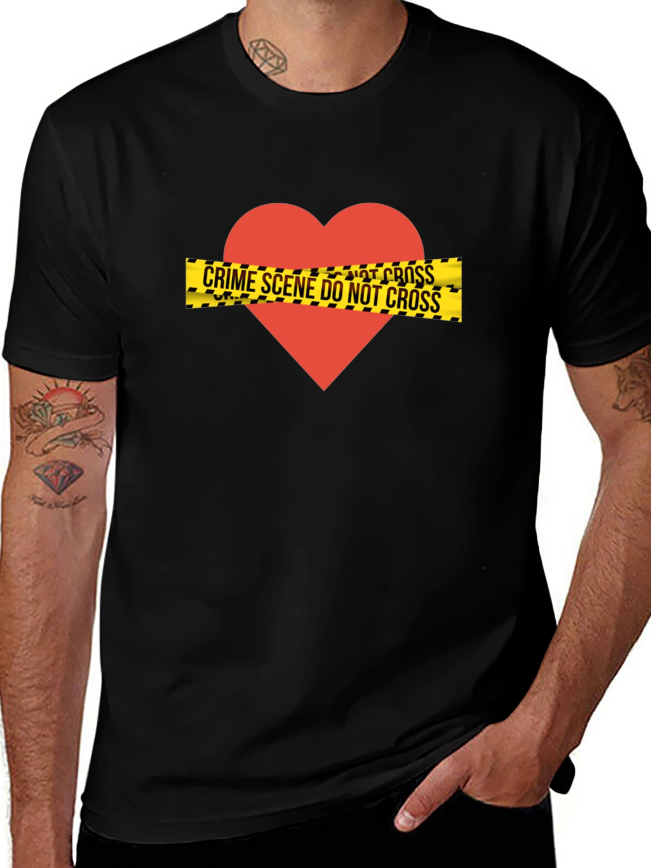 Crime Scene Heartbreak T-Shirt