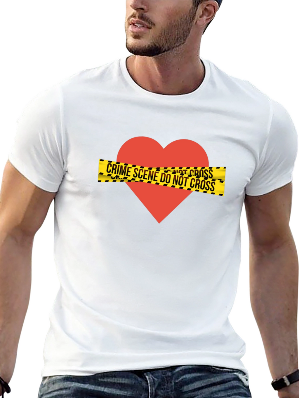 Crime Scene Heartbreak T-Shirt