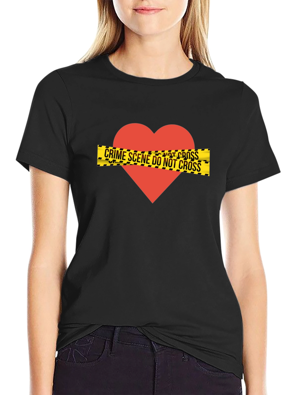 Crime Scene Heartbreak T-Shirt