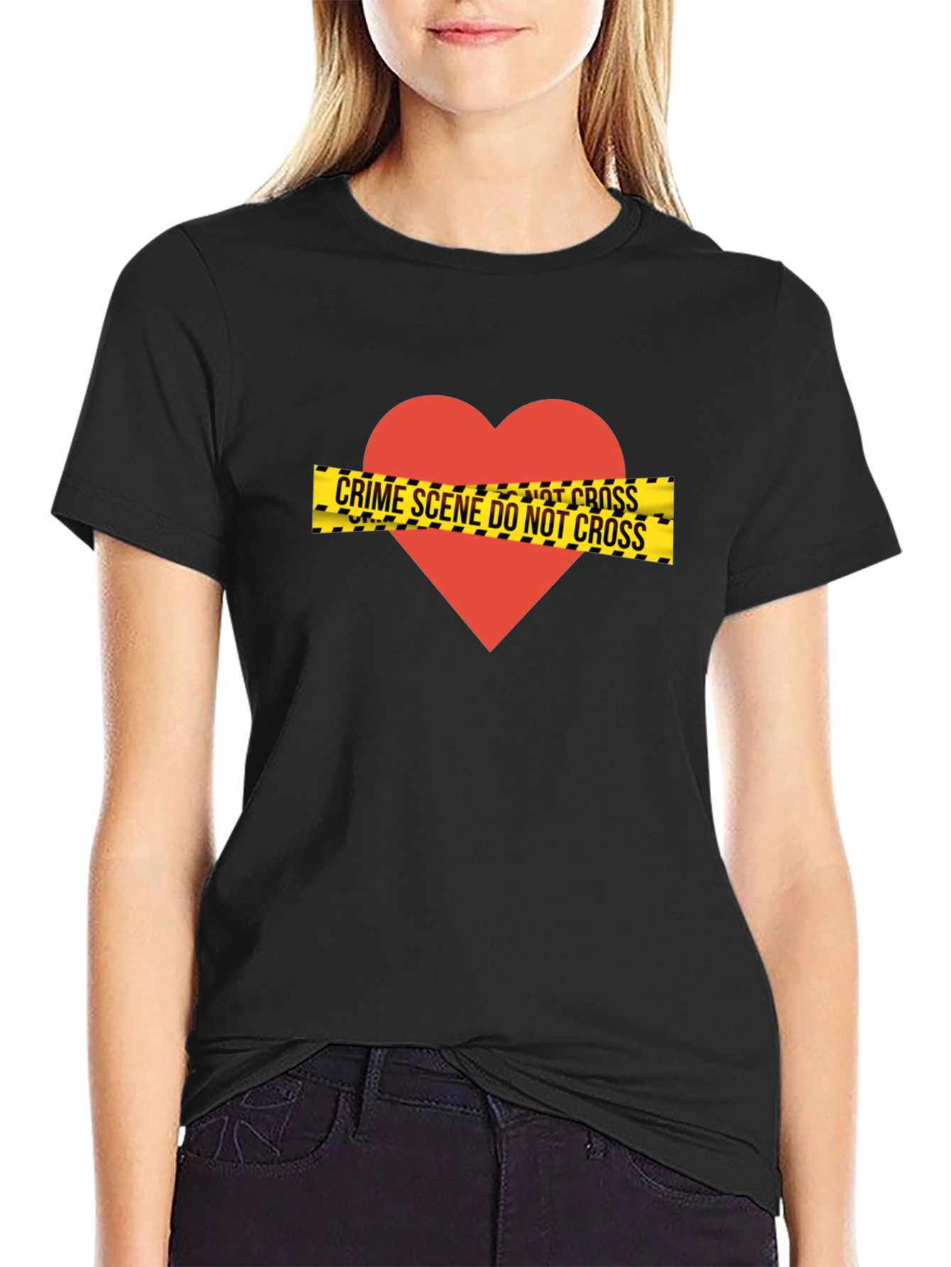 Crime Scene Heartbreak T-Shirt