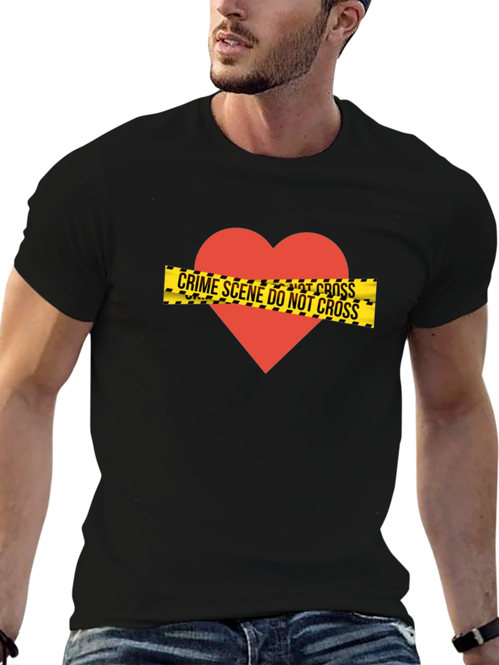 Crime Scene Heartbreak T-Shirt