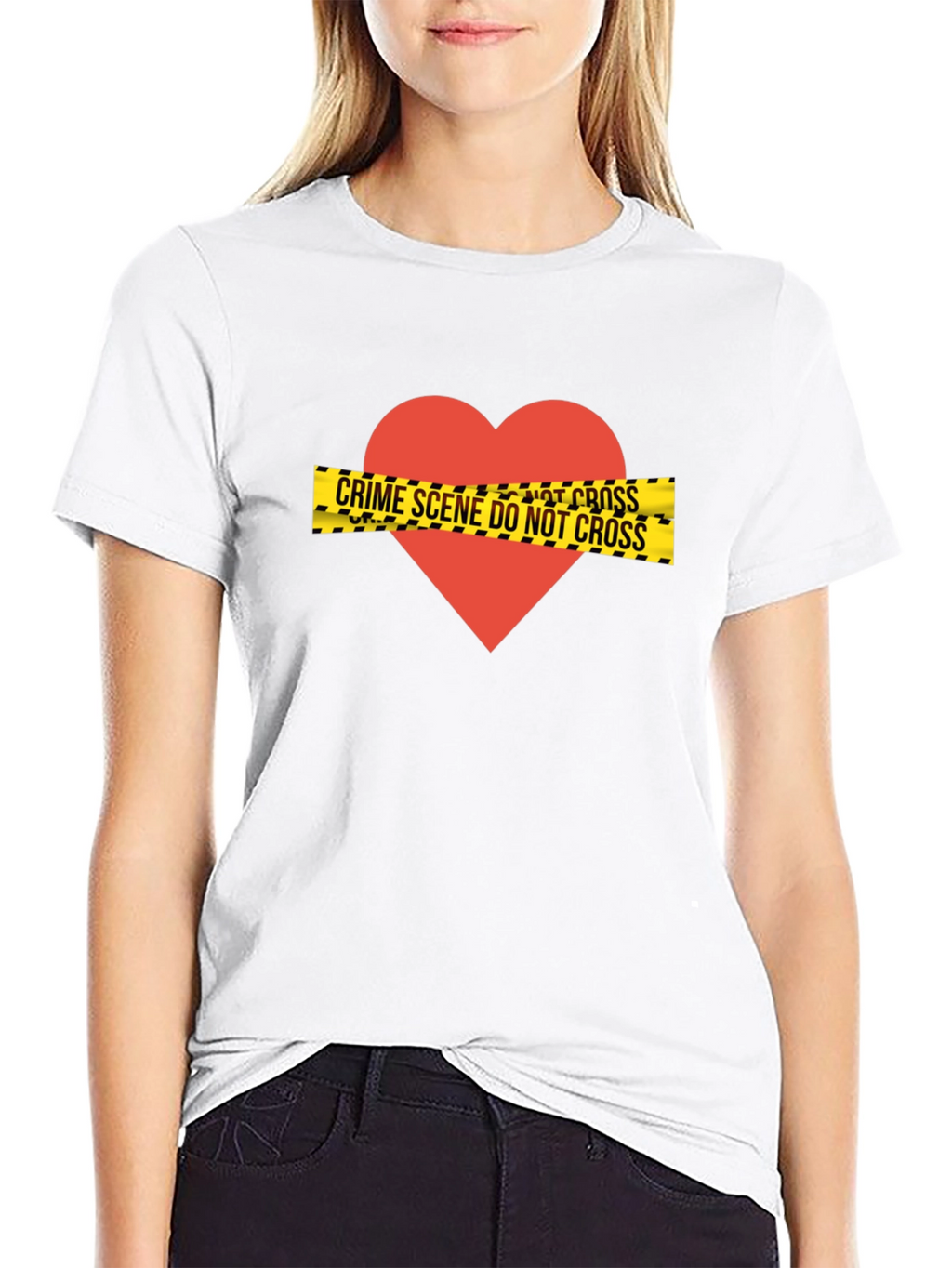Crime Scene Heartbreak T-Shirt