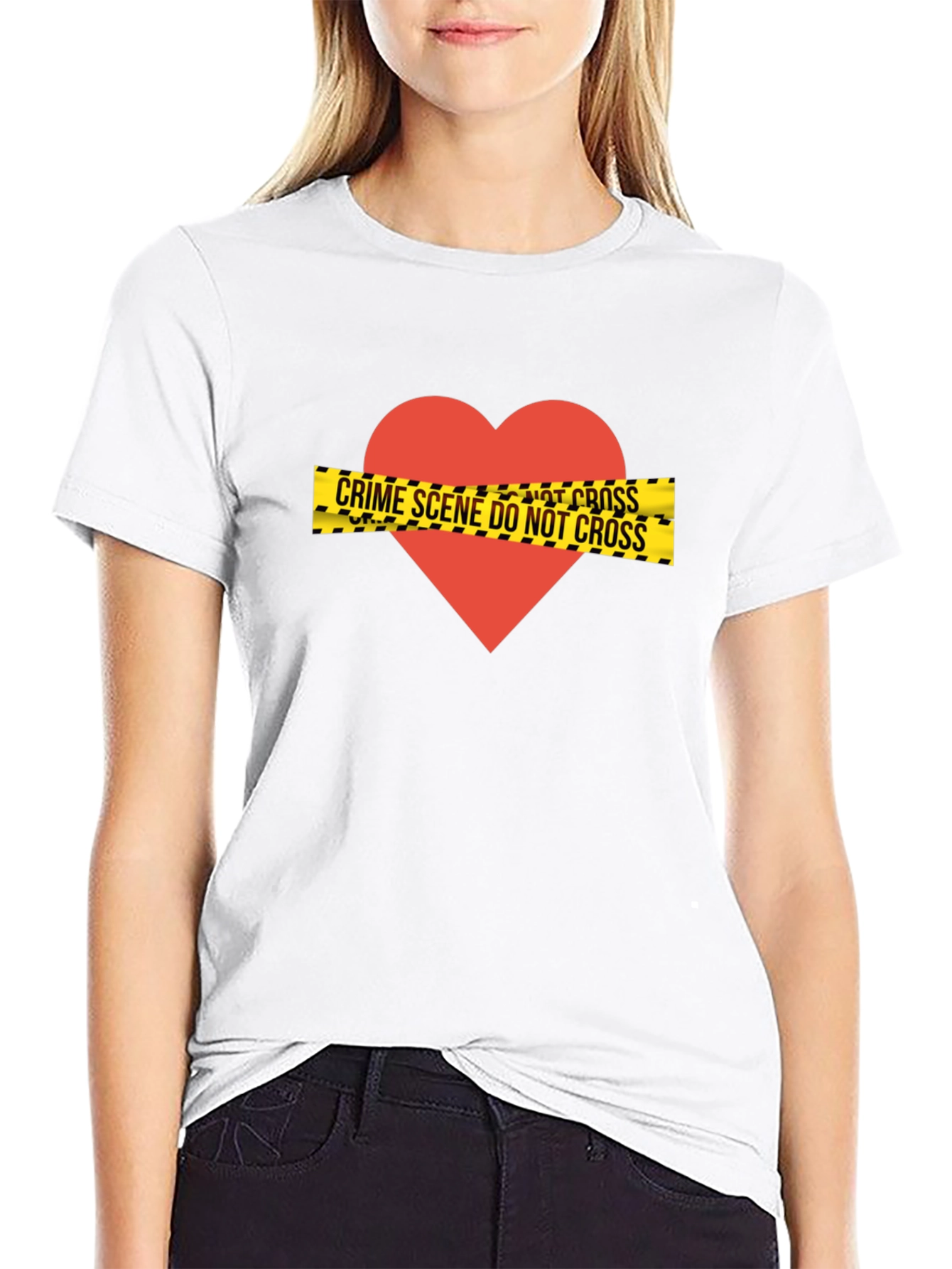 Crime Scene Heartbreak T-Shirt