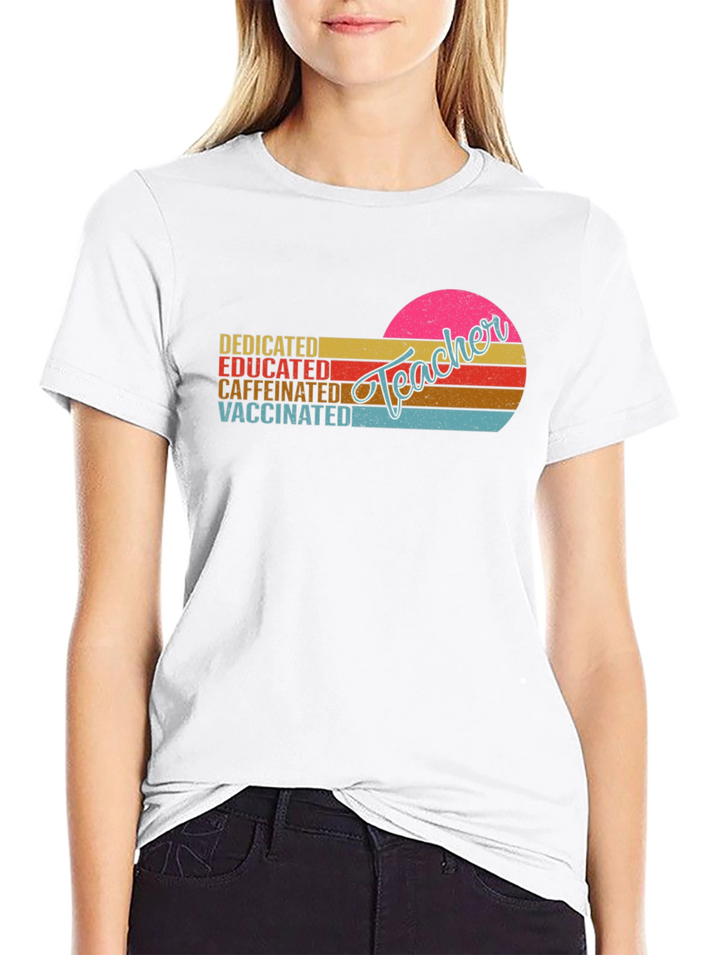 Dedicated Teacher Graphic T-Shirt