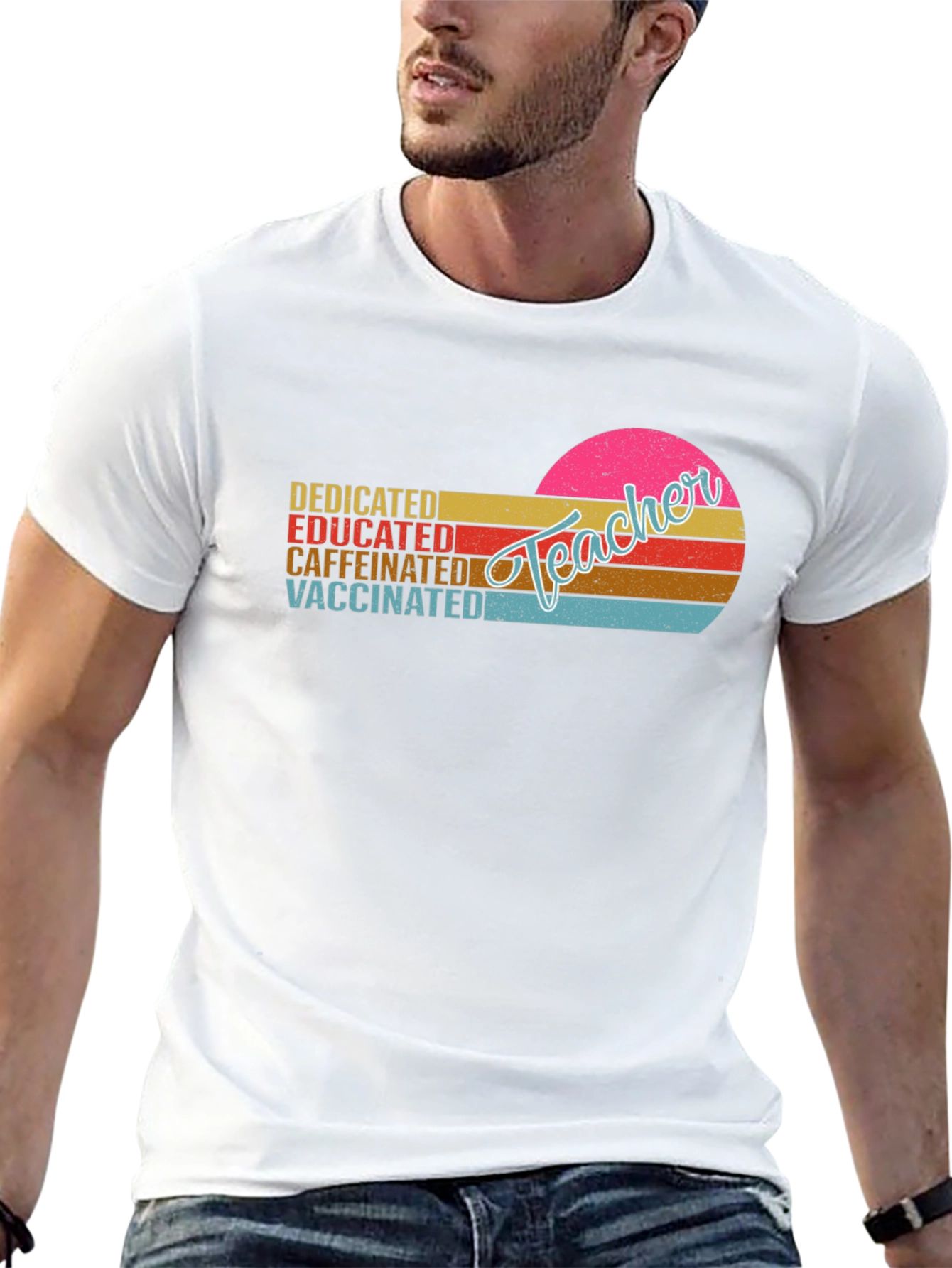 Dedicated Teacher Graphic T-Shirt