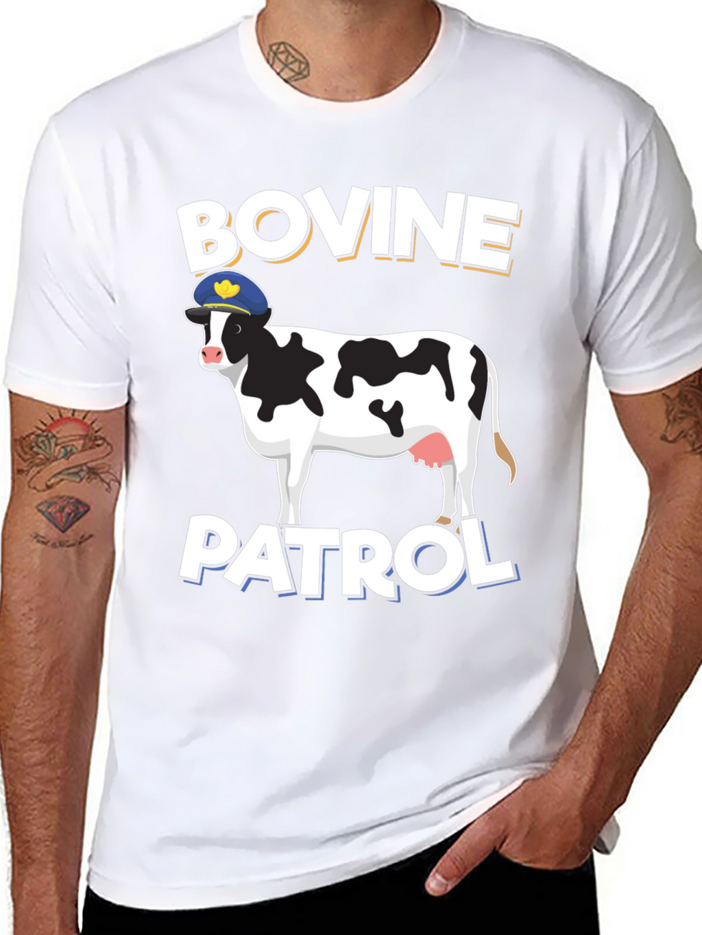 Bovine Patrol Graphic T-Shirt