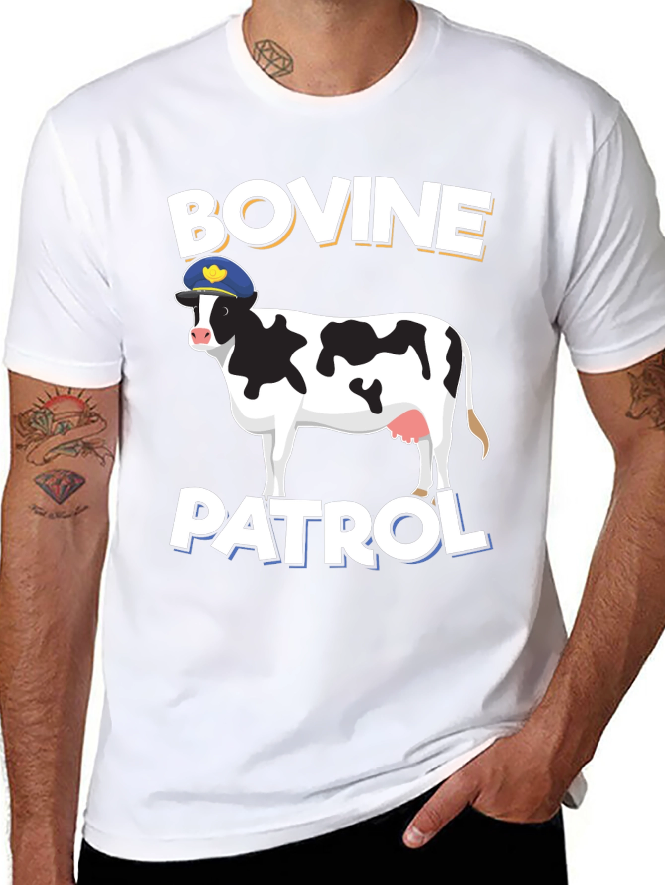 Bovine Patrol Graphic T-Shirt