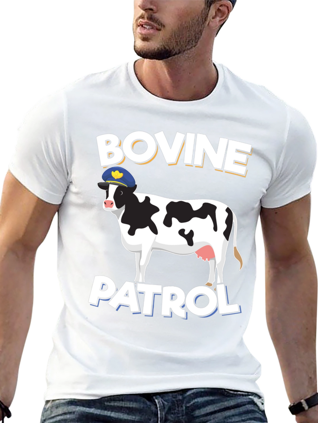Bovine Patrol Graphic T-Shirt