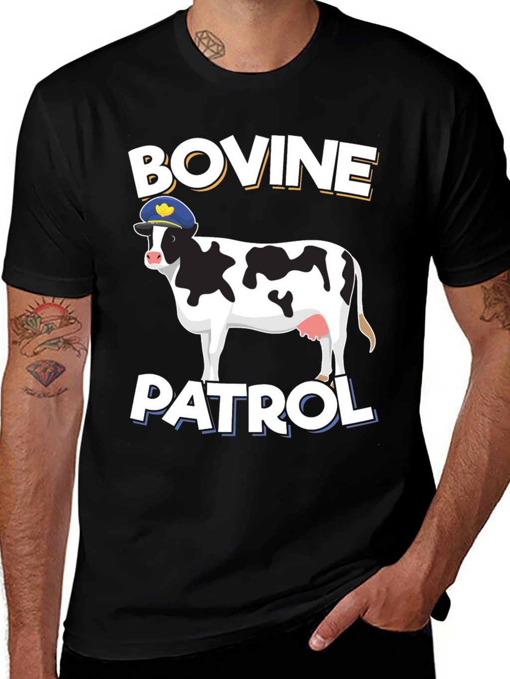 Bovine Patrol Graphic T-Shirt