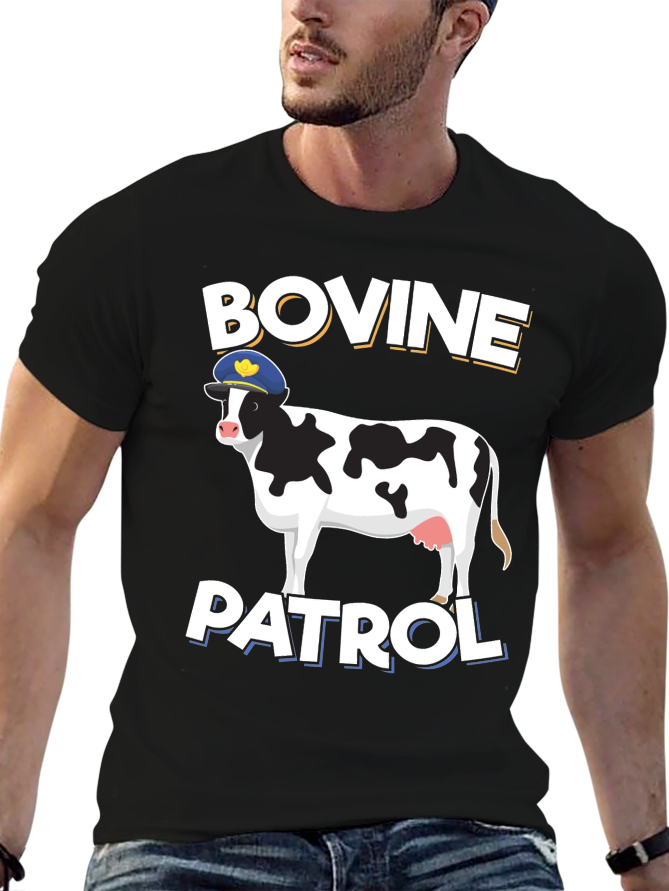 Bovine Patrol Graphic T-Shirt