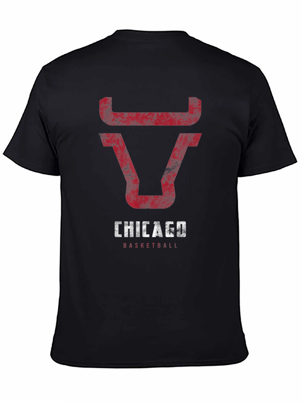 Chicago Basketball Bull T-Shirt - Black