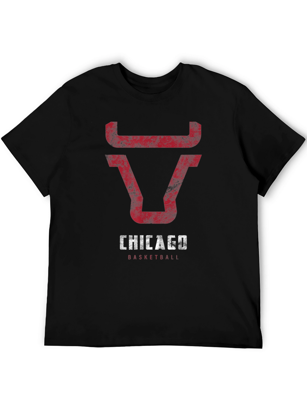 Chicago Basketball Bull T-Shirt - Black