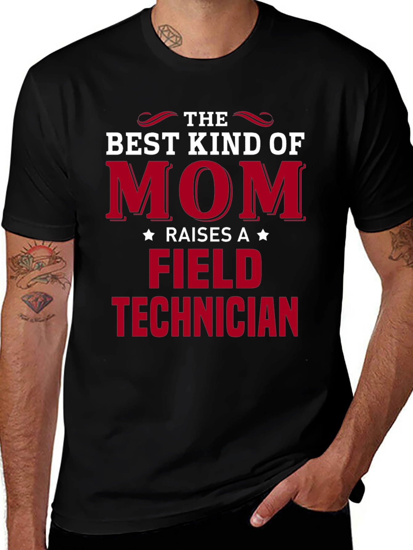 Best Kind of Mom Field Technician T-Shirt