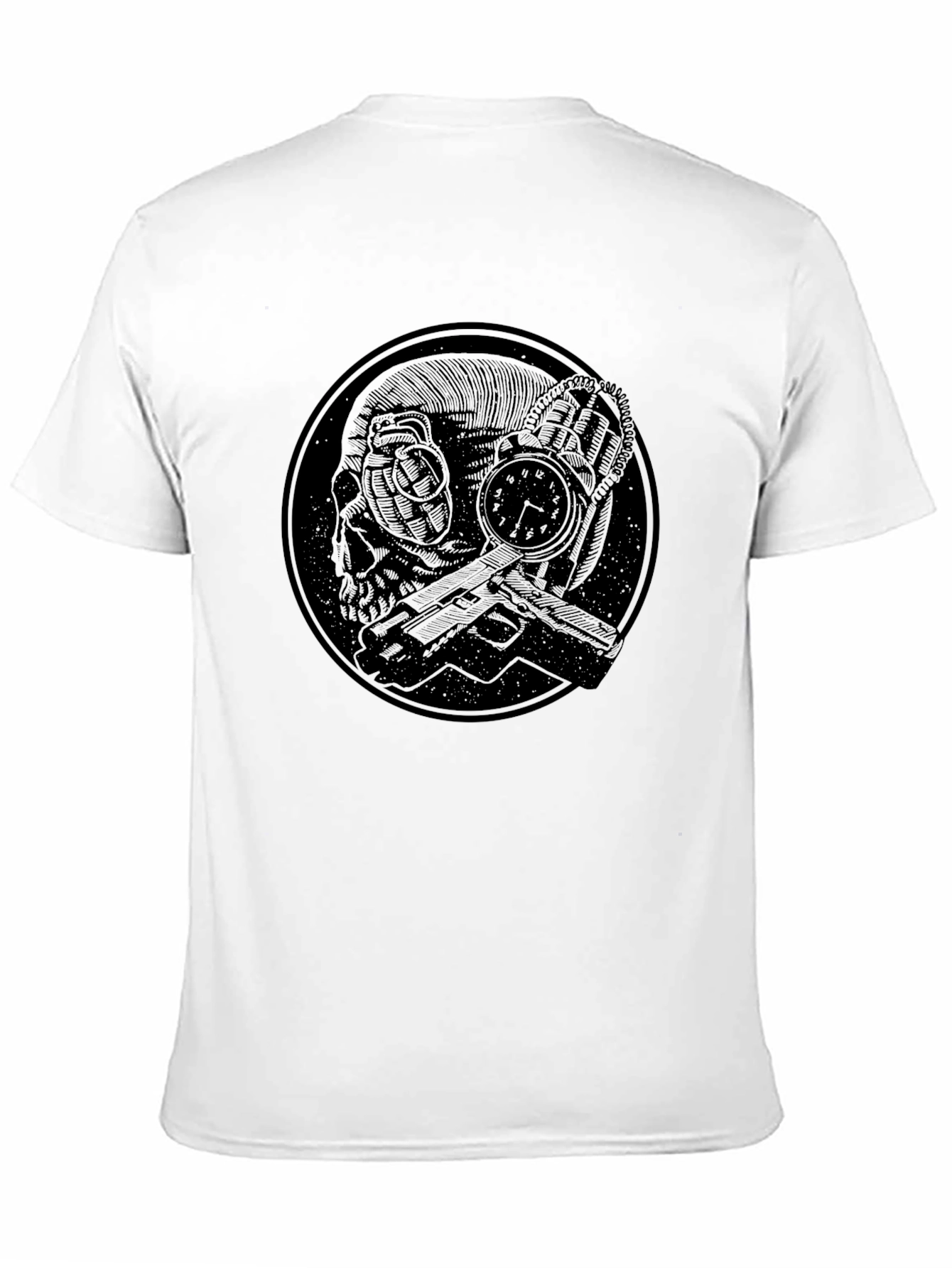 Dark Skull Graphic Tee - Mens Black T-Shirt