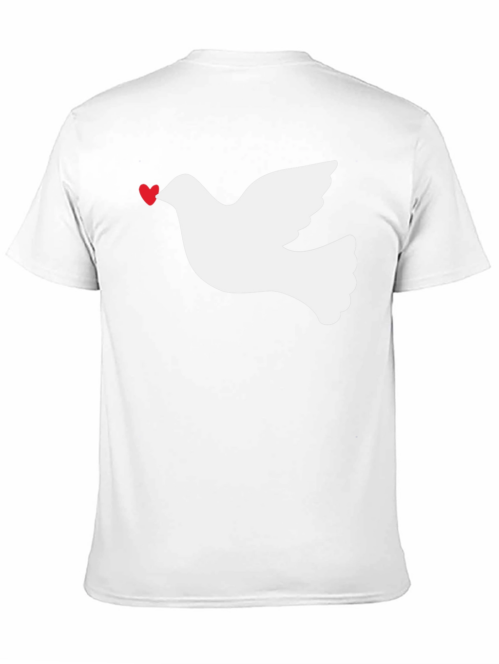 Dove Heart Graphic Tee - Black