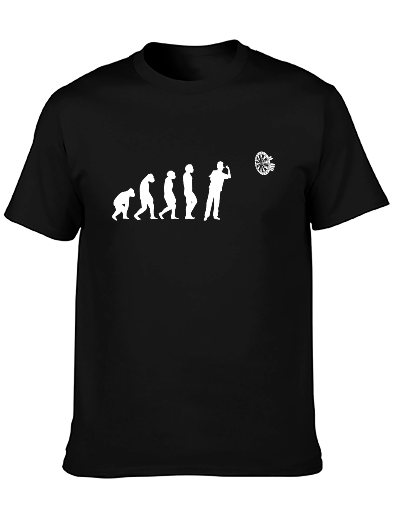 Darts Evolution Graphic T-Shirt - Black