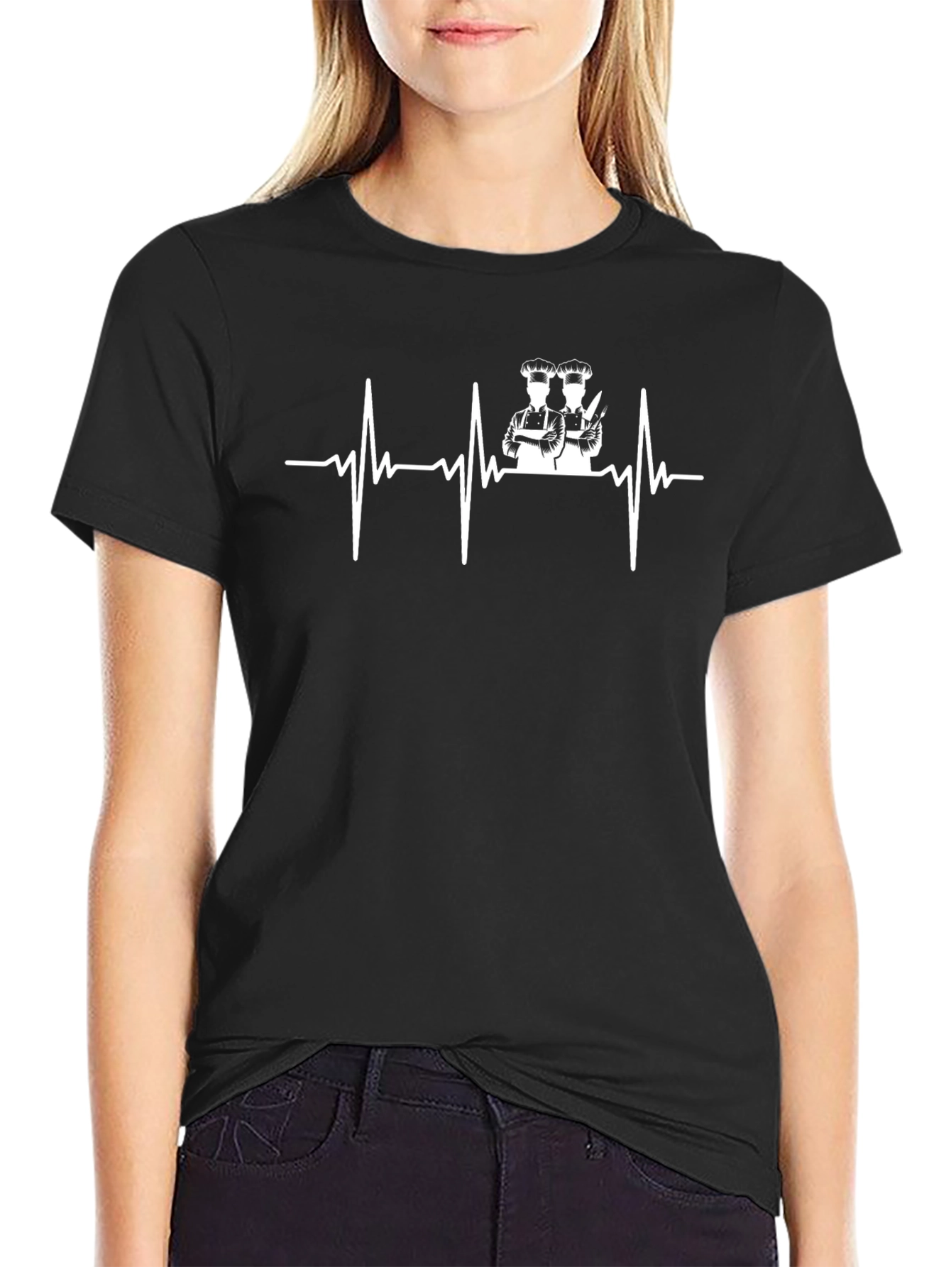 Chef Heartbeat T-Shirt - Culinary Passion