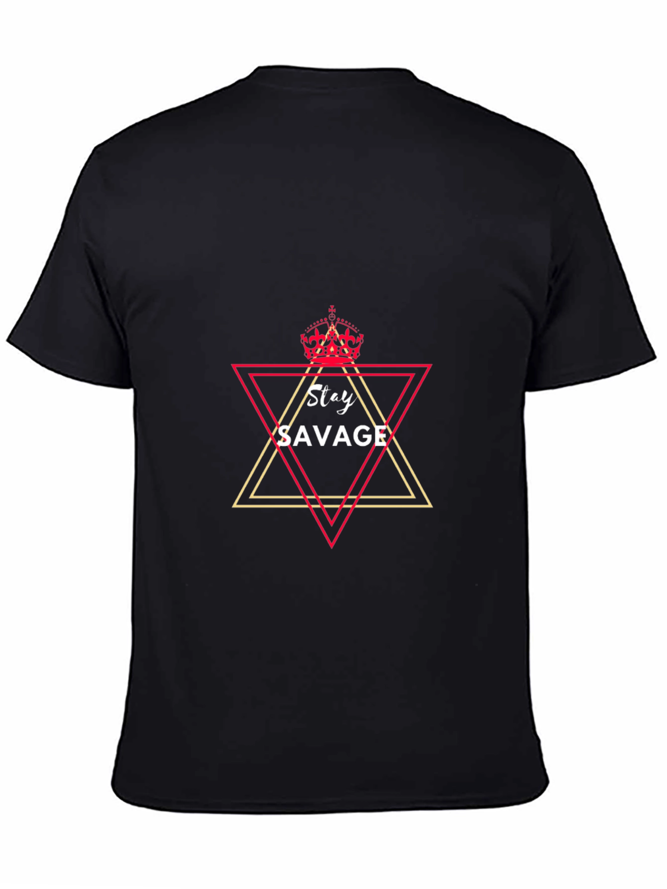 Stay Savage Black Graphic Tee