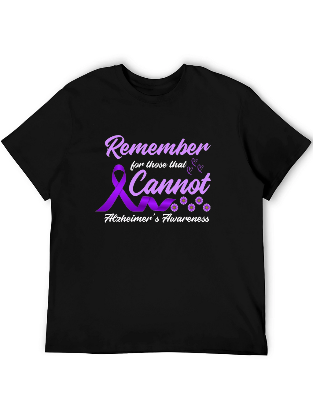 Alzheimers Awareness T-Shirt Remember Those That Cannot