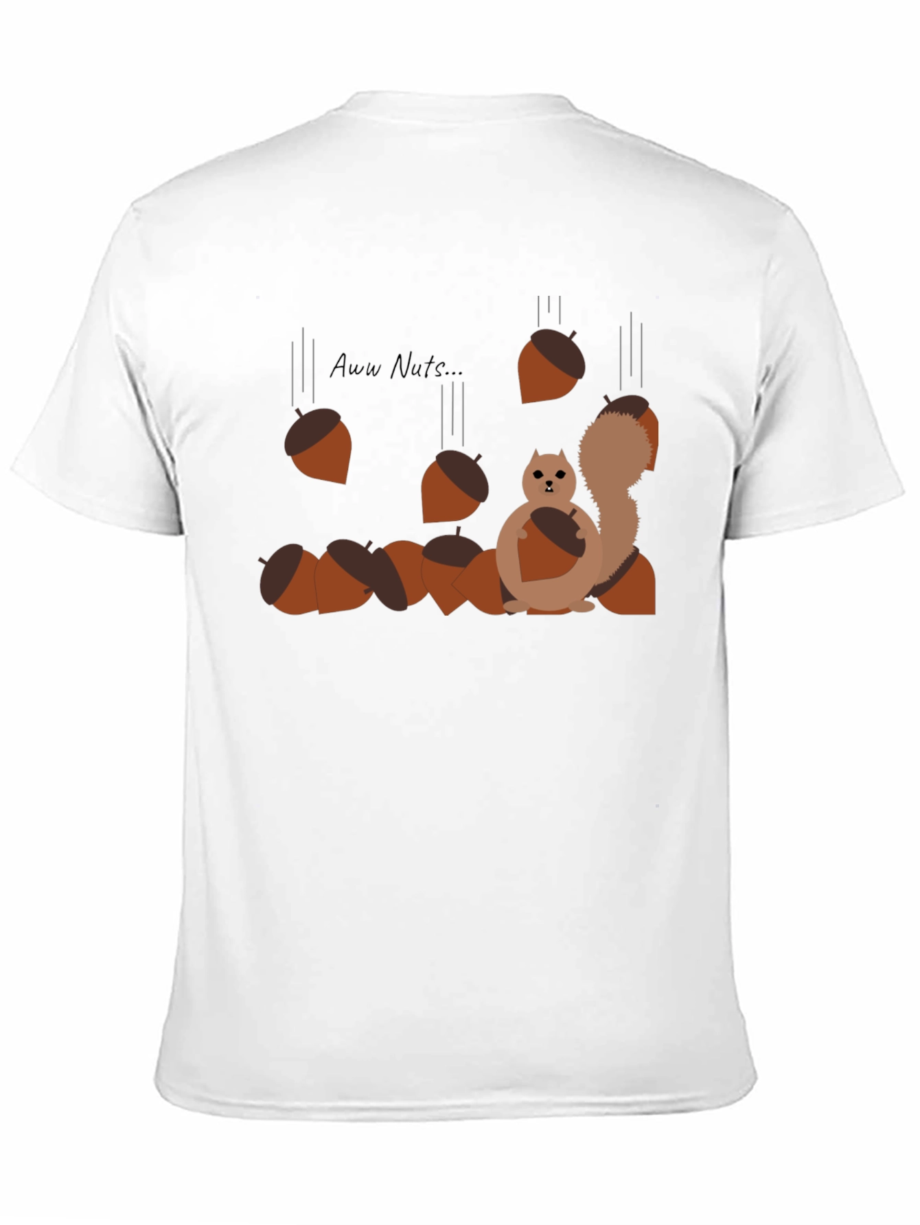 Aww Nuts! Squirrel Graphic Tee - Funny Animal Shirt
