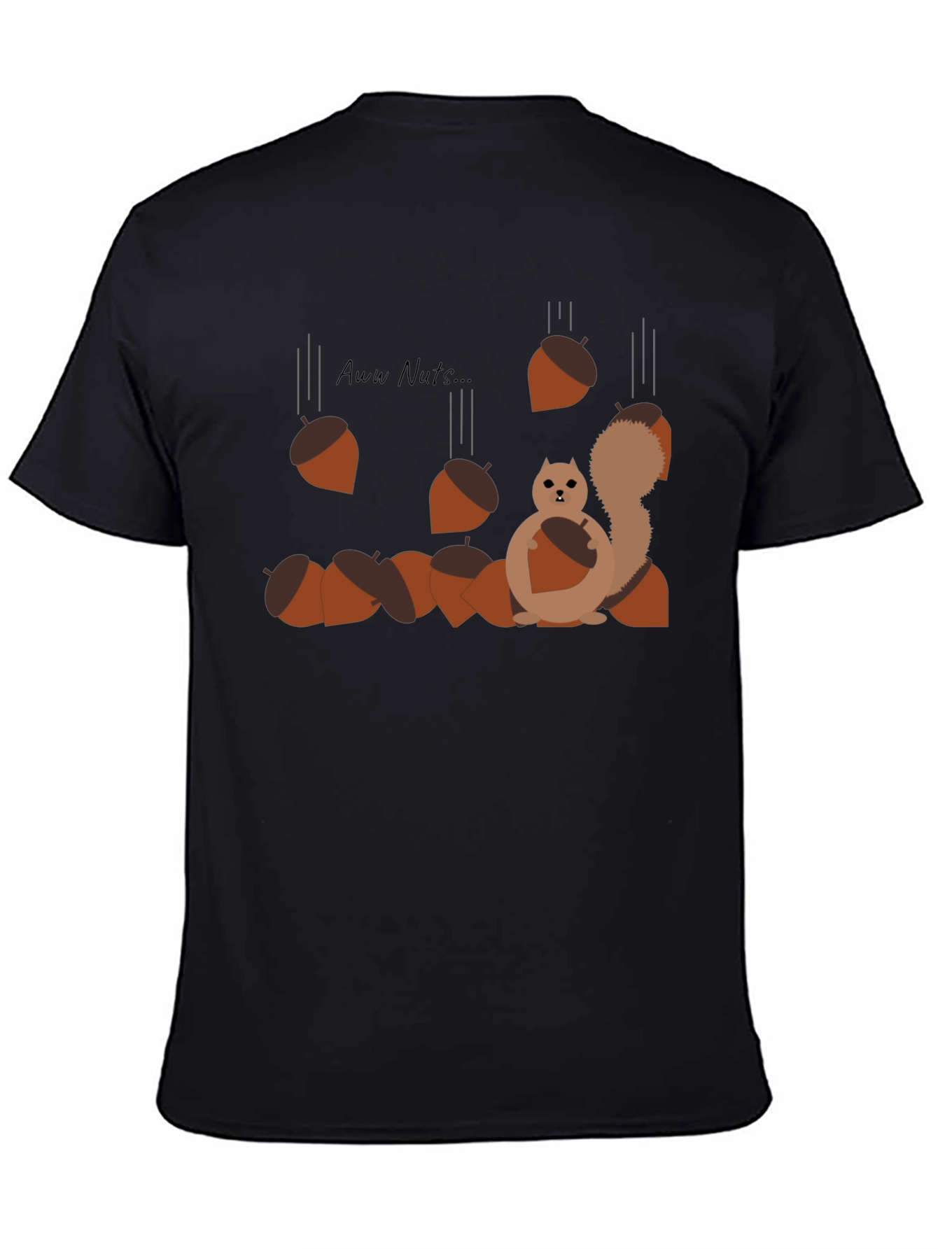 Aww Nuts! Squirrel Graphic Tee - Funny Animal Shirt