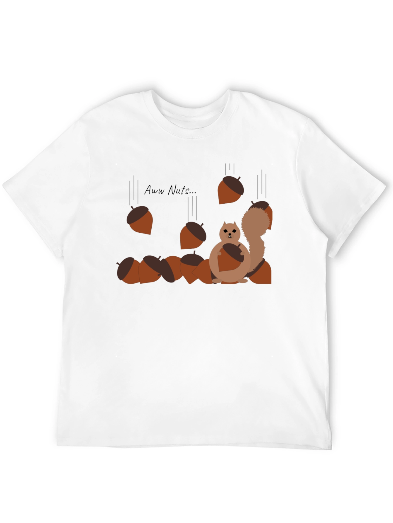 Aww Nuts! Squirrel Graphic Tee - Funny Animal Shirt