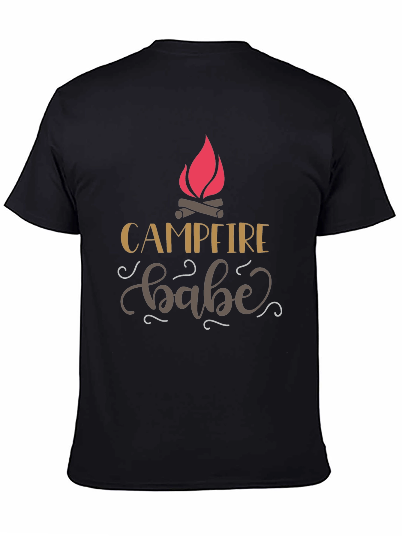 Campfire Babe Black Graphic Tee