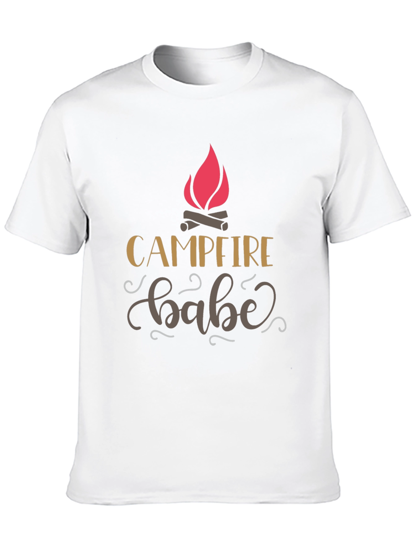 Campfire Babe Black Graphic Tee