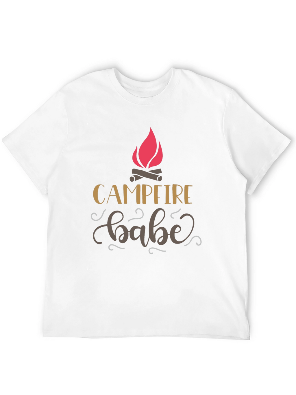 Campfire Babe Black Graphic Tee