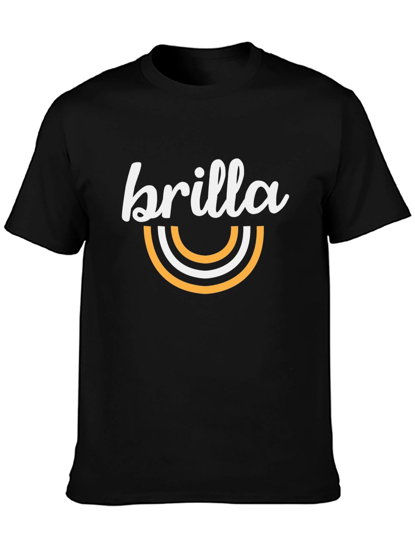 Brilla Graphic Tee - Stylish Black T-Shirt