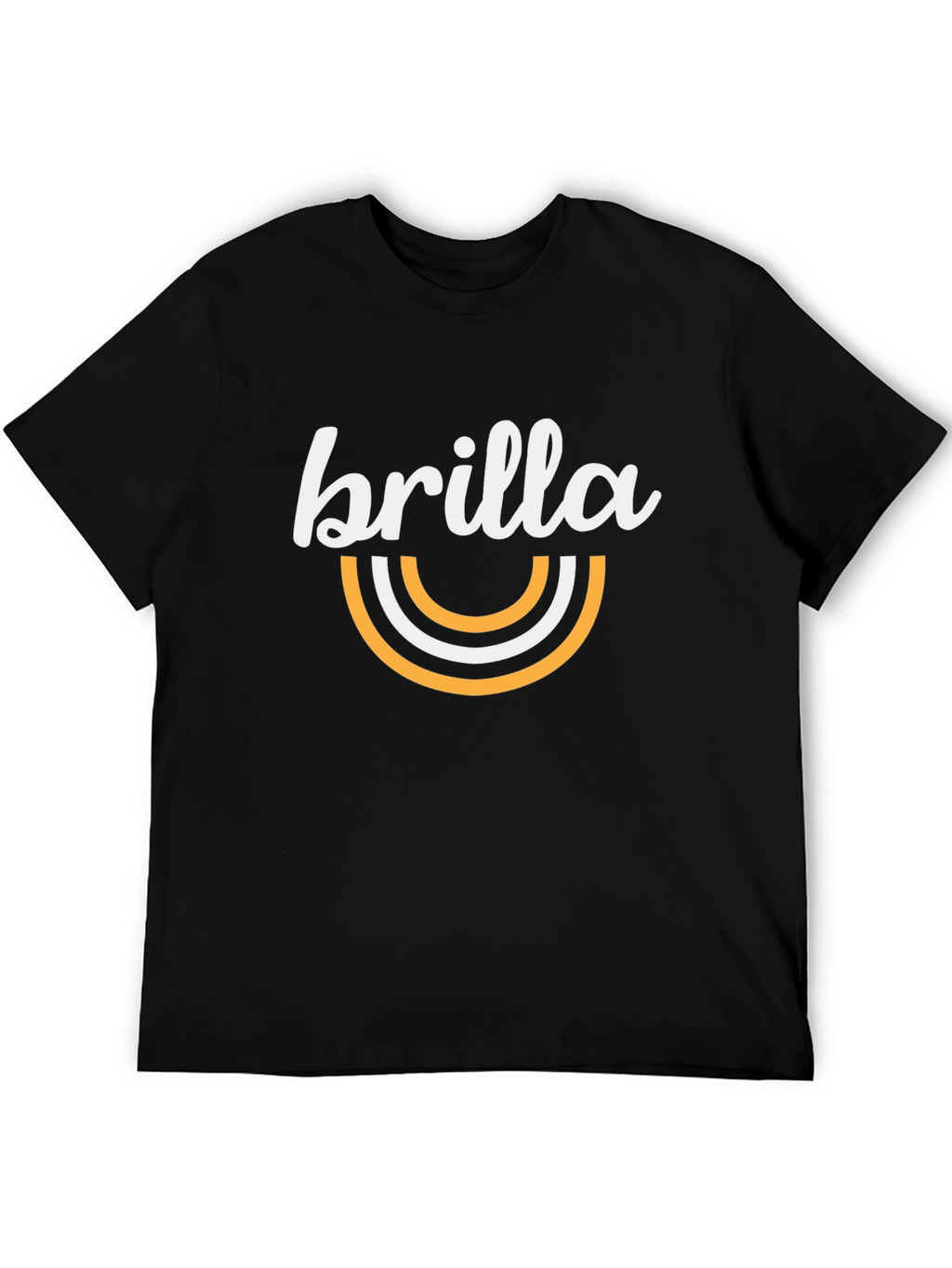 Brilla Graphic Tee - Stylish Black T-Shirt