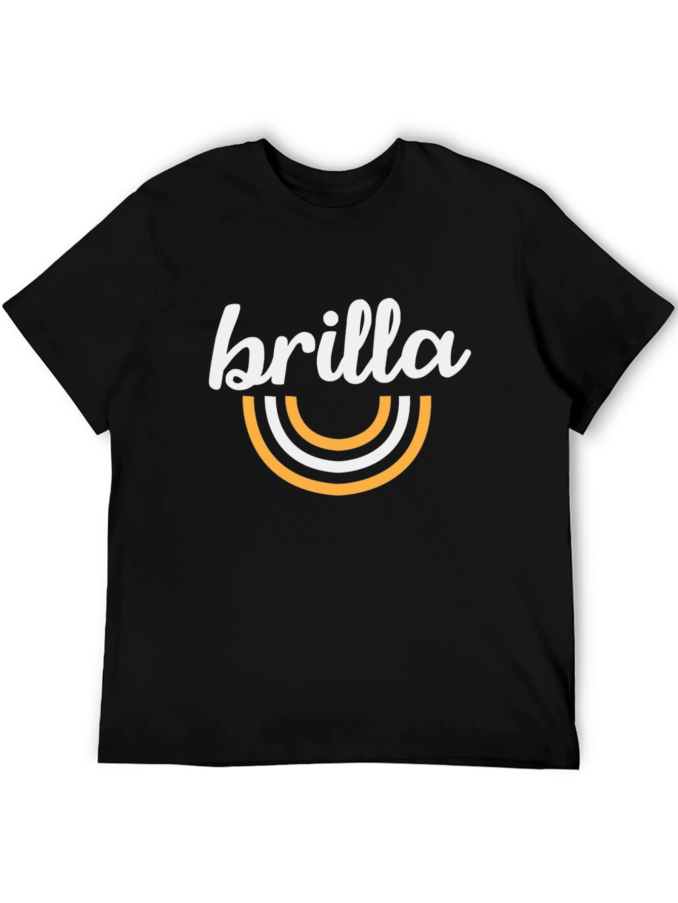 Brilla Graphic Tee - Stylish Black T-Shirt