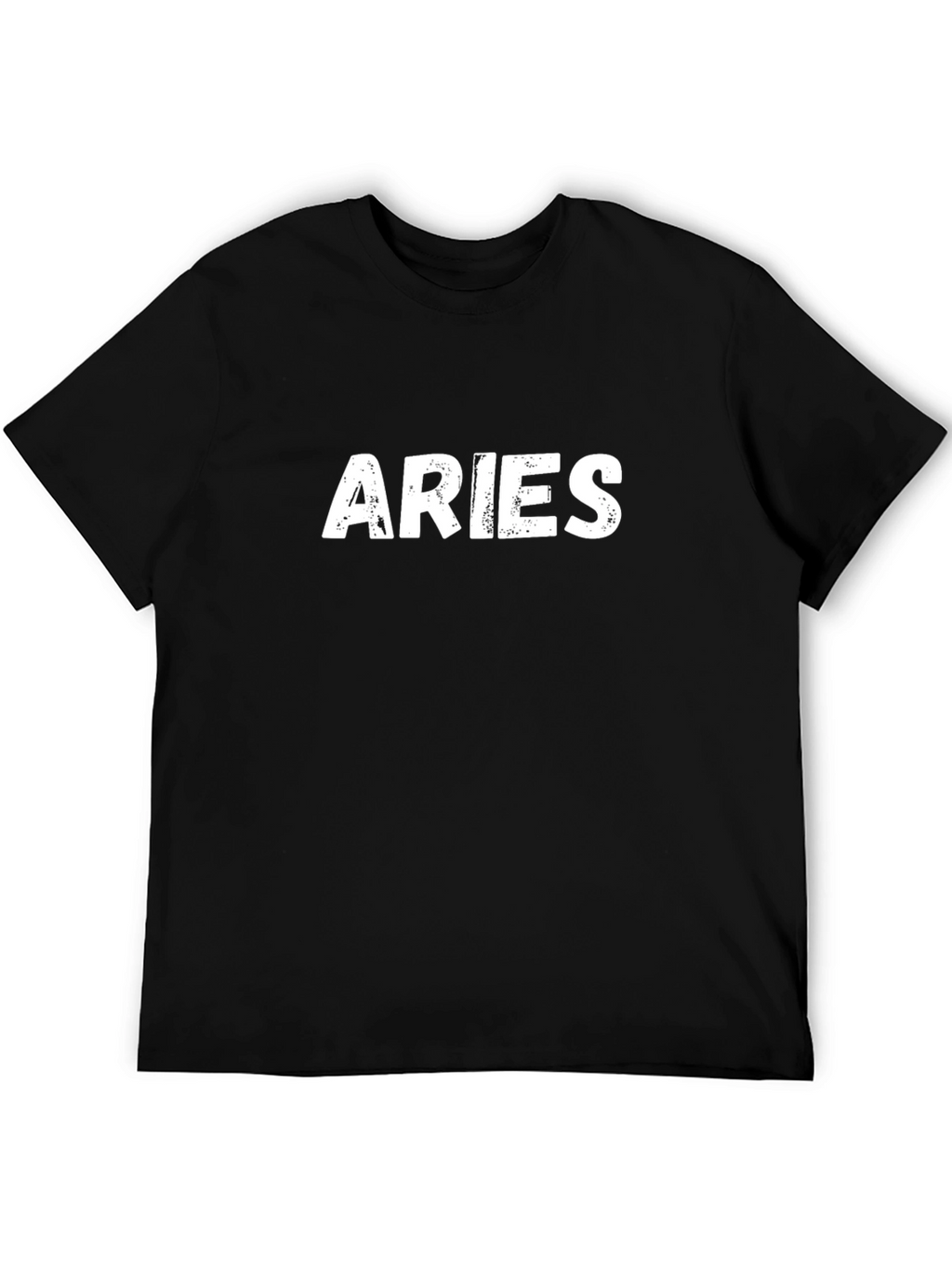 Aries Zodiac Sign Black T-Shirt