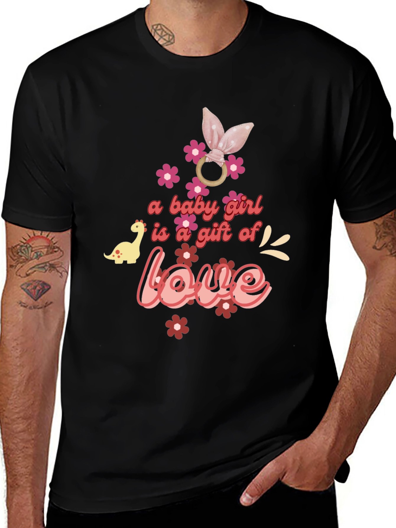 Baby Girl Gift of Love Graphic Tee - Unisex