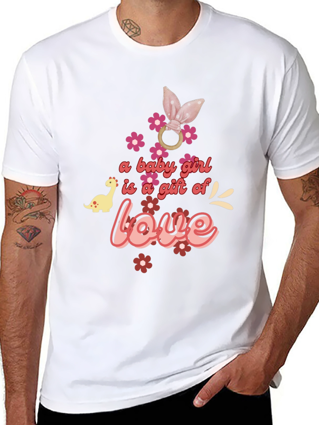 Baby Girl Gift of Love Graphic Tee - Unisex