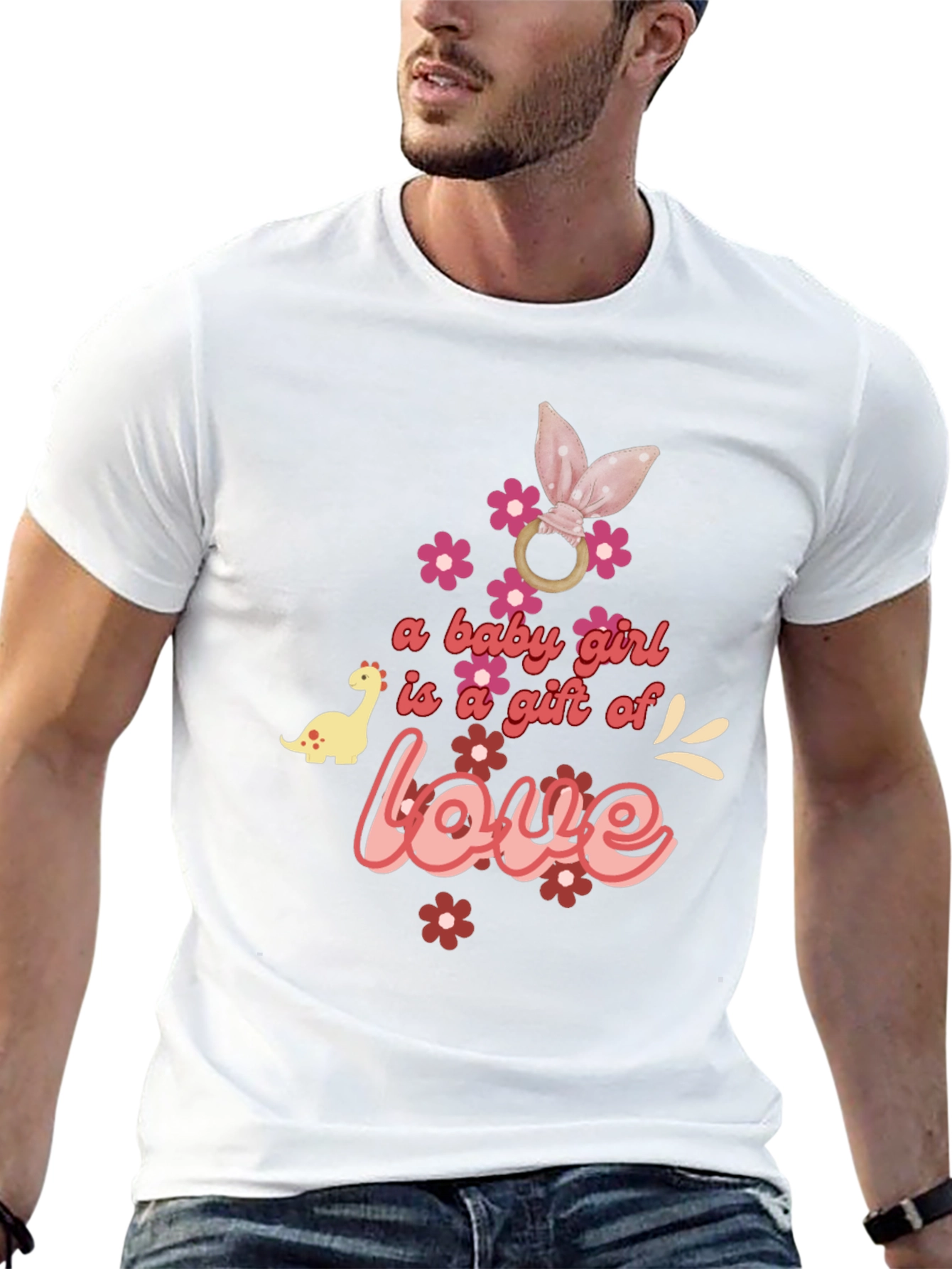 Baby Girl Gift of Love Graphic Tee - Unisex