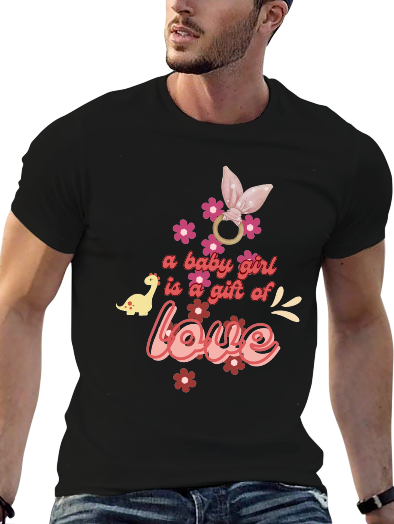 Baby Girl Gift of Love Graphic Tee - Unisex