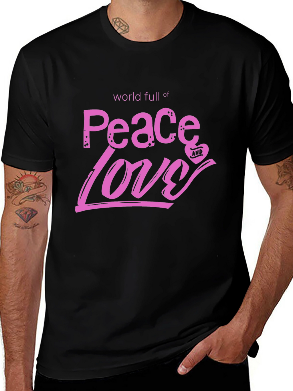 Peace and Love Graphic Tee