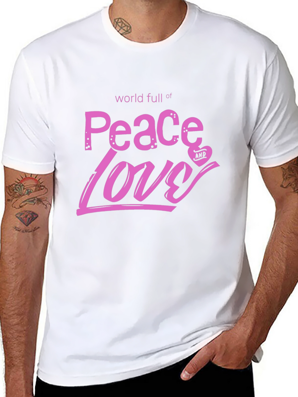 Peace and Love Graphic Tee