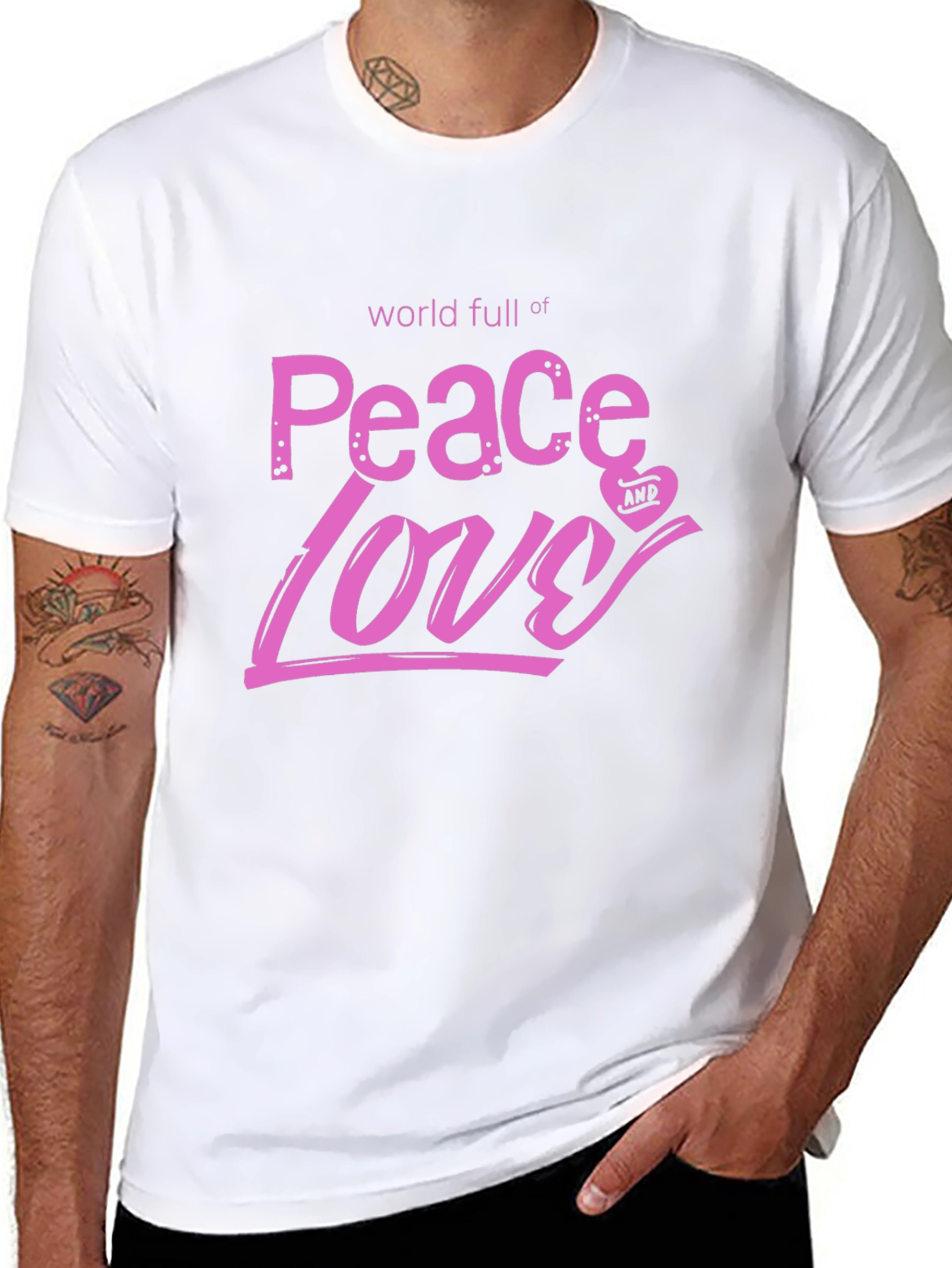 Peace and Love Graphic Tee