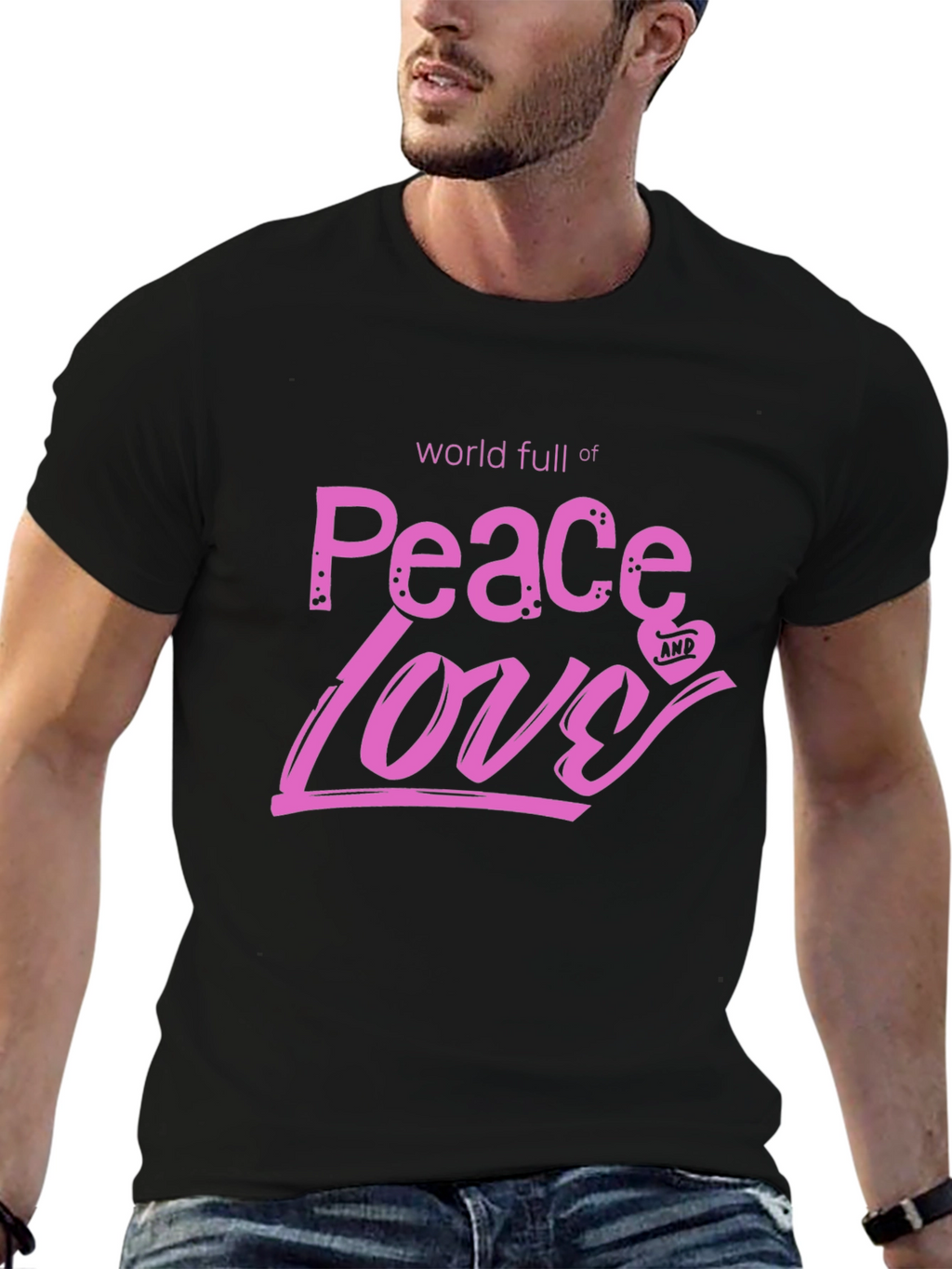 Peace and Love Graphic Tee